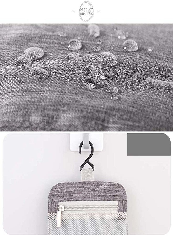 ستايليز حقيبة مستحضرات تجميل ستايليز للسفر للرجال والنساء، حقيبة أدوات تجميل معلقة، حقيبة مكياج، حقيبة مستحضرات تجميل مقاومة للماء، منظم سفر للإكسسوارات والشامبو (لون أحمر خمري - S11087) - Image 5